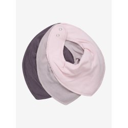Bandana Bibs 3-Pack - Rose