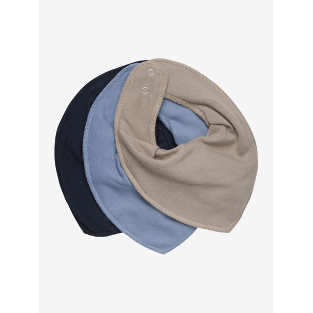 Bandana Bibs 3-Pack - Dark Navy